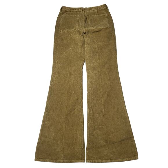 J Crew Tall Vintage Flare Corduroy Pants Olive Green High Rise Heritage 29 29T - Picture 4 of 11